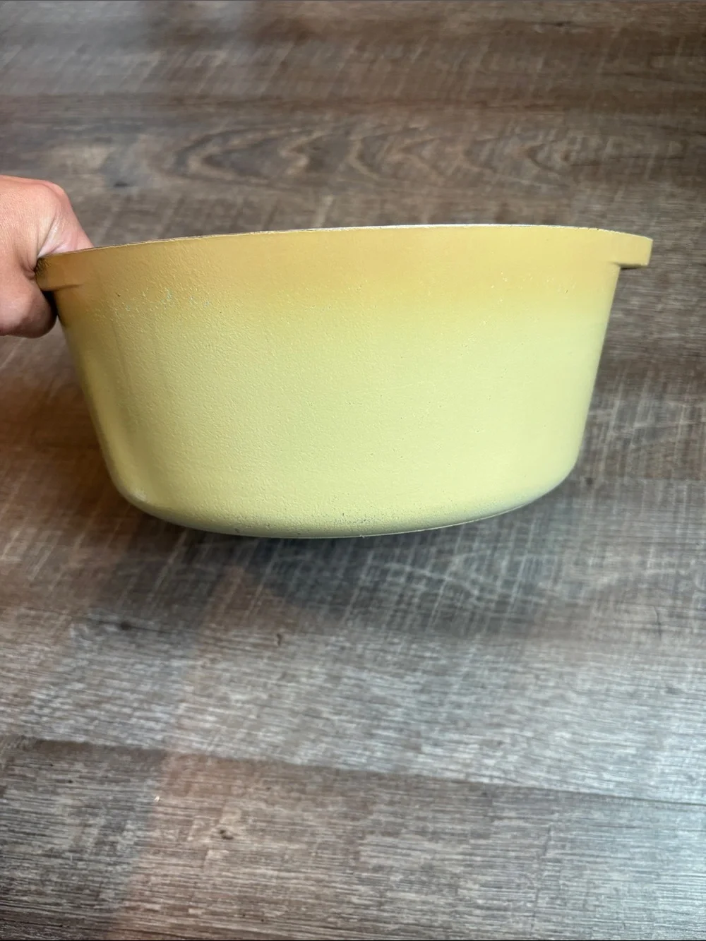 Vintage Club 4 QT Stock Pot Dutch Oven Lid Harvest Gold Yellow Cast Aluminum